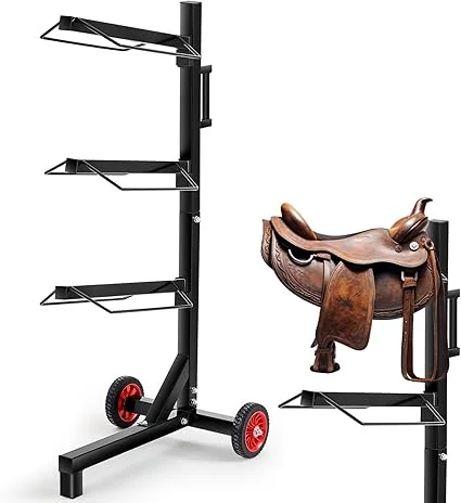 Porta sella e accessori: 5 supporti a confronto 4 Abbylike – Portasella a 3 livelli con ruote