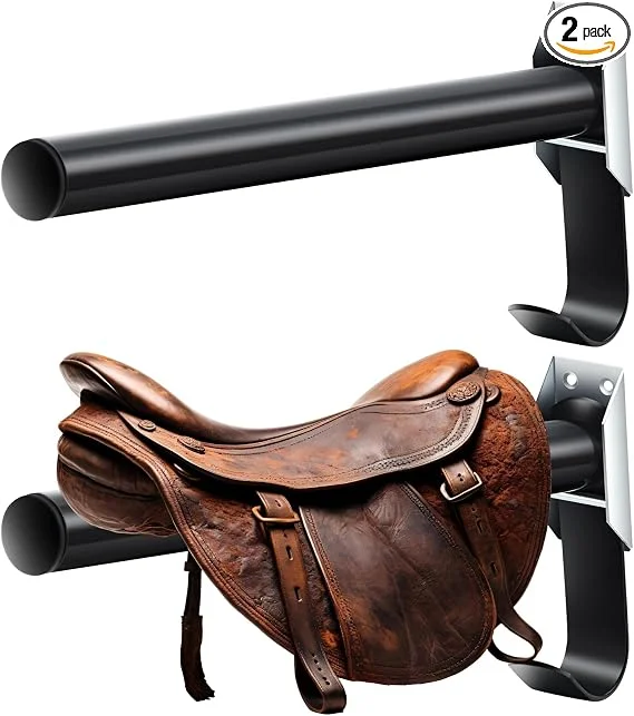 Porta sella e accessori: 5 supporti a confronto 6 Abbylike – Portasella da parete pieghevole, 2 pezzi