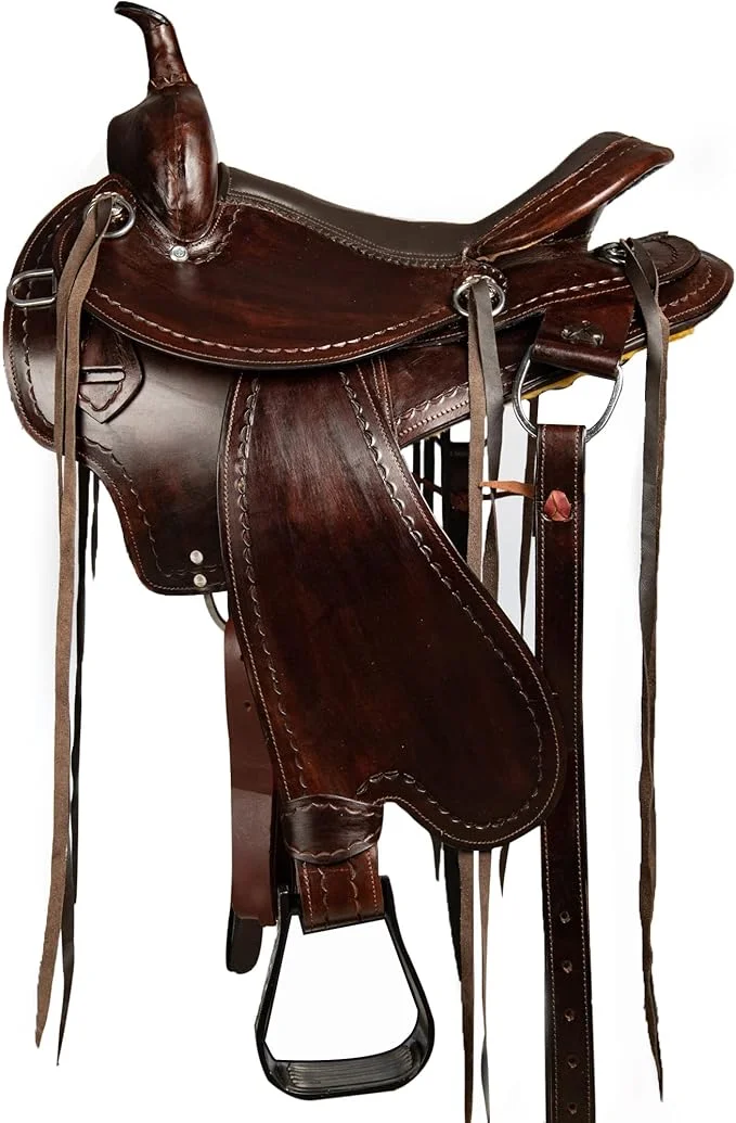 Migliori selle per cavalli: 7 modelli a confronto 6 Hulara – Sella western intagliata in pelle di bufalo