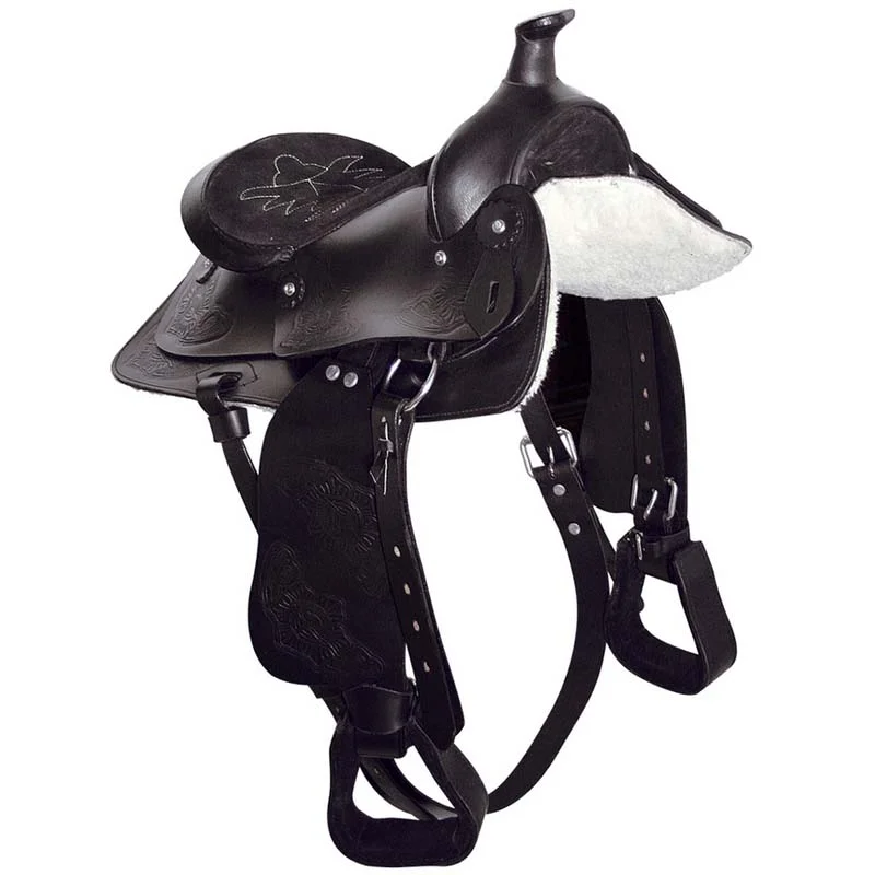 Sella Western Junior in Cuoio 13″ per Bambini