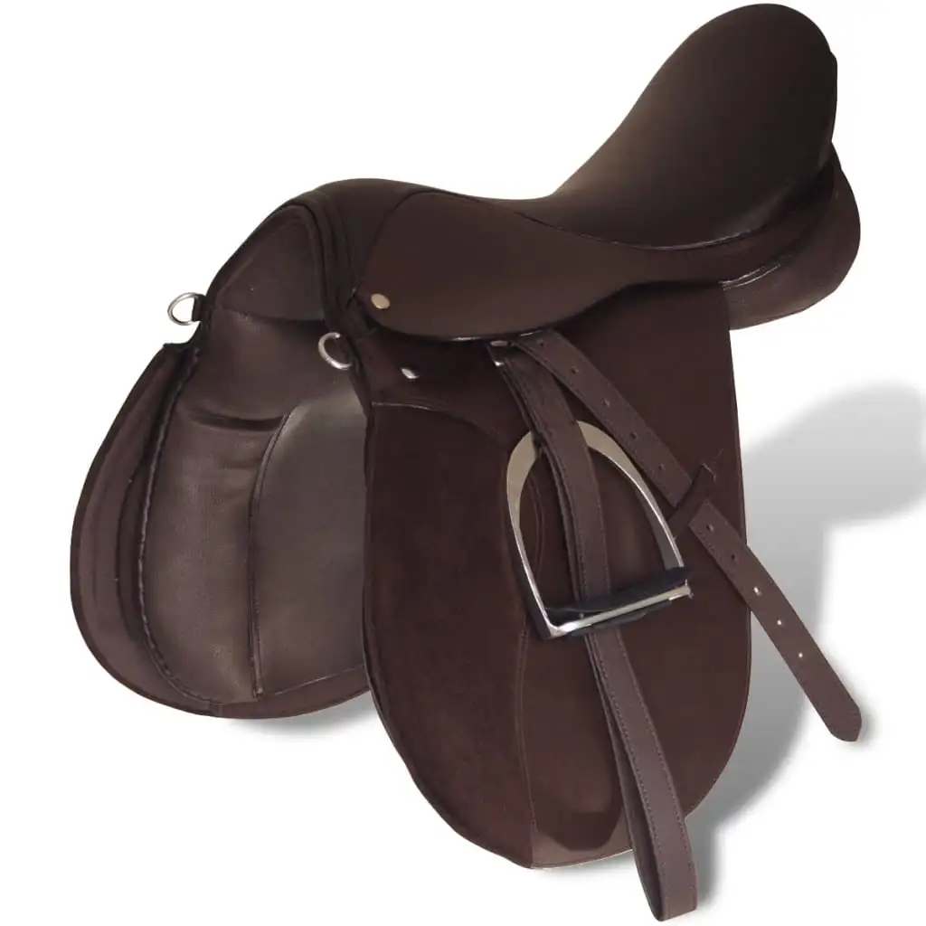 Migliori selle usate per cavallo: come sceglierle e le alternative sicure 4 Snsowed Set Sella Equitazione 17,5 in Pelle Naturale 5-in-1
